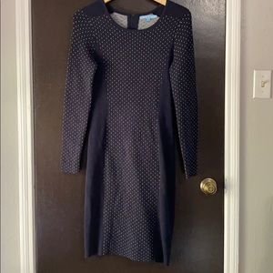 Antonio Melani Long Knit Dress Navy/Black